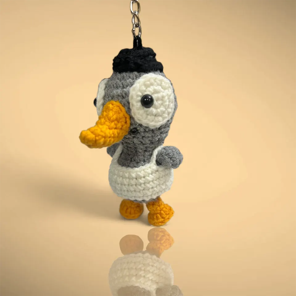 Cặp móc khoá vịt Goose Goose của Độ Mixi