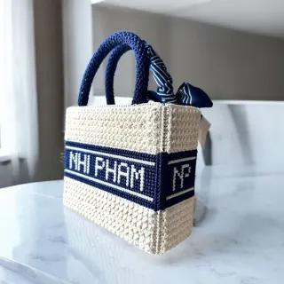 Túi Tote thêu tên đơn giản thanh lịch - anh 3